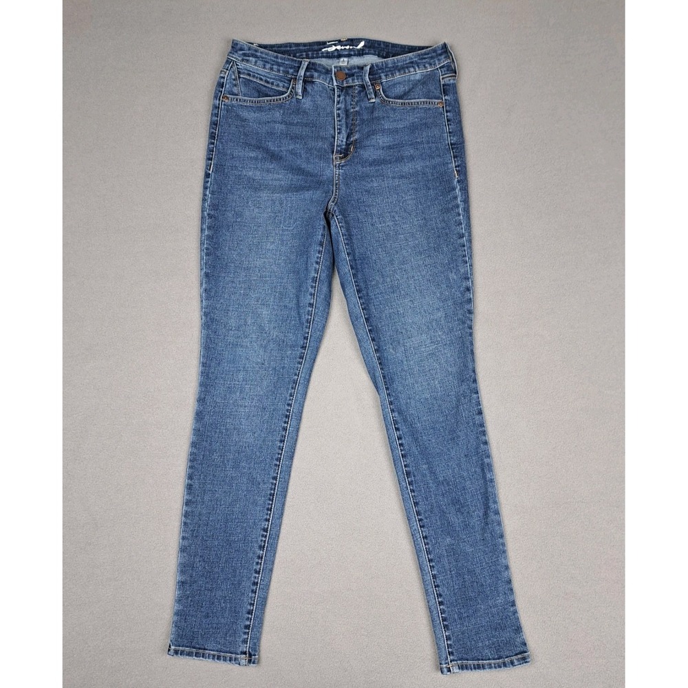 7 For All Mankind Jeans Womens 6 Blue‎ Skinny Ankle Stretch Denim Pants Femme